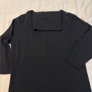 Brooks Brothers Black Wool Blend Sweater